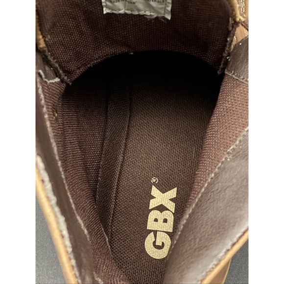 GBX Layne Mens Brown Lace Up Moc‎ Toe Leather Ankle Chukka Boots Size 12M main image 9